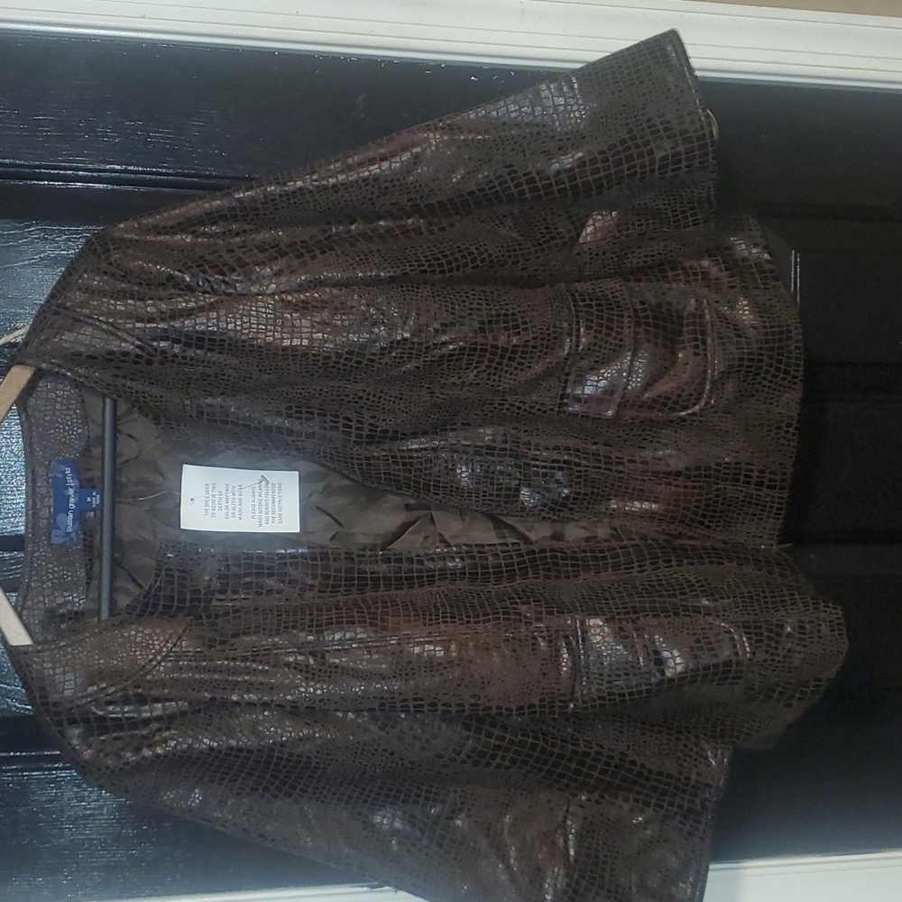 Susan Graver Style Size M 3/4 sleeve Jacket NWT
